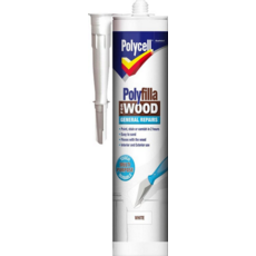 POLYFILLA FOR WOOD GENERAL REPAIR WHITE CART 480GM