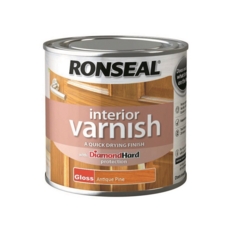RONSEAL INTERIOR VARNISH GLOSS ANTIQUE PINE 250ml