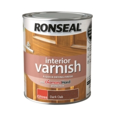 RONSEAL INTERIOR VARNISH GLOSS WALNUT 250ml