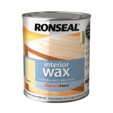 RONSEAL INTERIOR WAX MATT DARK OAK 750ml