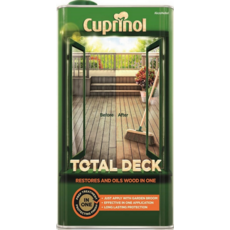 CUPRINOL TOTAL DECKING CLEAR 5LITRE