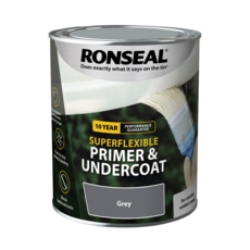 RONSEAL FLEXIBLE PRIMER & UNDERCOAT GREY 750MLS