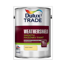 DULUX TRADE WEATHERSHIELD SMOOTH COUNTY CREAM 5LITRE