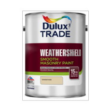 DULUX TRADE WEATHERSHIELD SMOOTH SANDSTONE 5LITRE