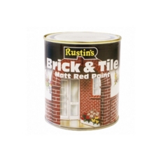 RUSTINS Q/D BRICK & TILE PAINT MATT RED 500ML