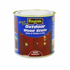 RUSTINS EXTERIOR WOODSTAIN SATIN MAHOGANY 250ML