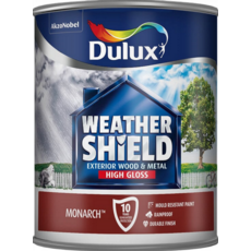 DULUX RETAIL WEATHERSHIELD HIGH GLOSS MONARCH 750MLS