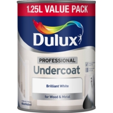 DULUX RETAIL UNDERCOAT BRILLIANT WHITE 1.25LITRE