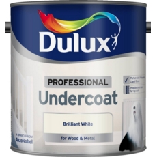 DULUX RETAIL UNDERCOAT BRILLIANT WHITE 2.5LITRE