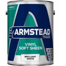 ARMSTEAD TRADE VINYL SOFT SHEEN B/WHITE 5L