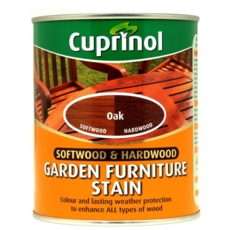 CUPRINOL HARDWOOD/SOFTWOOD FURNITURE STAIN OAK 750MLS