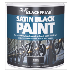 BLACKFRIAR SATIN BLACK 1LITRE