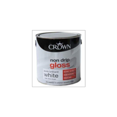 CROWN RETAIL NON DRIP GLOSS BRILLIANT WHITE 750 ML