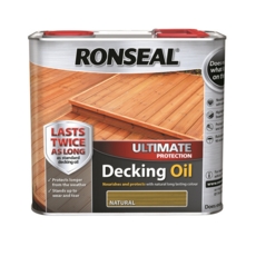 RONSEAL ULTIMATE DECKING OIL NATURAL PINE 2.5LITRE