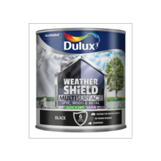 DULUX W/SHIELD MULTI SURFACE SATIN BLACK 2.5L