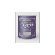 RUST-OLEUM METALLIC FURNITURE PAINT SILVER 750ML