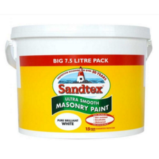 SANDTEX RETAIL SMOOTH BRILLIANT WHITE 7.5LITRE
