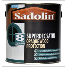 SADOLIN SUPERDEC TINTED COLOURS (WHITE W2) 250MLS