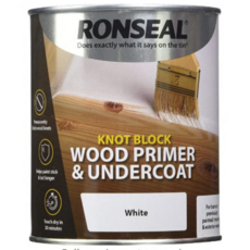 RONSEAL Knot Block Primer & Undercoat White 750ml