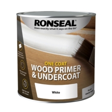 RONSEAL One Coat Wood Primer & Undercoat White 2.5L