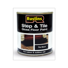 RUSTINS QUICK DRY STEP & TILE BLACK 500MLS