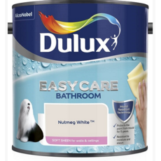 DULUX EASYCARE BATHROOM SOFT SHEEN NUTMEG WHITE 2.5L