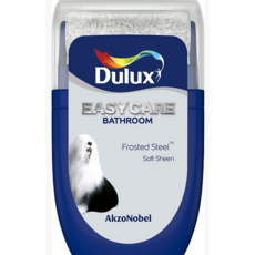 DULUX EASYCARE BATHROOM SOFT SHEEN TESTER FROSTED STEEL 30M
