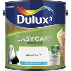 DULUX EASYCARE KITCHEN MATT WHITE COTTON 2.5L