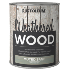 RUST-OLEUM WEATHERED WOOD MUTED SAGE 750ML