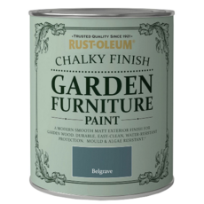 RUST-OLEUM GARDEN CHALKY FURNITURE PAINT BELGRAVE 750ML