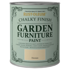 RUST-OLEUM GARDEN CHALKY FURNITURE PAINT HESSIAN 750ML