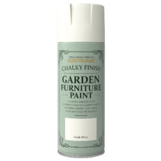 RUST-OLEUM CHALKY GARDEN FUR NITURE PAINT CHALK WHITE 400ML