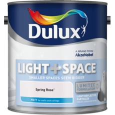 DULUX LIGHT & SPACE MATT SPRING ROSE 2.5L