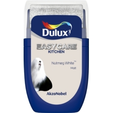 DULUX EASYCARE KITCHEN MATT TESTER NUTMEG WHITE 30ML