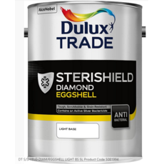 DULUX TRADE STERISHIELD DIAMOND EGGSHELL  5LITRE LB