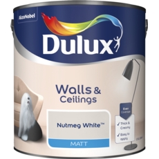 DULUX RETAIL VINYL MATT Nutmeg White 2.5LITRE