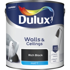DULUX MATT RICH BLACK 2.5L