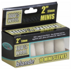 AXUS BLONDE SERIES 100% WOOL MINI SLEEVES 2" (PACK OF 10)