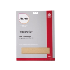 HARRIS SERIOUSLY GOOD SANDPAPER FINE 4PACK