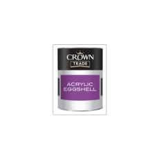 CROWN TR ACR EGGSHELL (PB) COLOURS 5LITR