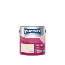 JOHNSTONE'S ONE COAT MATT MAGNOLIA 2.5LITRE