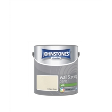 JOHNSTONE'S SILK WALLS & C EILINGS ANTIQUE CREAM 2.5LITRE