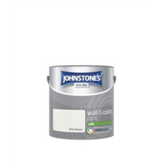 JOHNSTONE'S SILK WALLS & CEILINGS WHITE WHISPER 2.5 LTR
