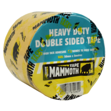 MAMMOTH HEAVY DUTY DOUBLE.S TAPE 50MM  x 5MTR