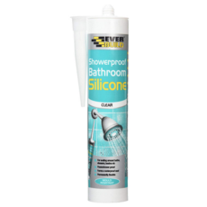 EVERBUILD SHOWERPROOF BATHROOM SILICONE CLEAR  C3