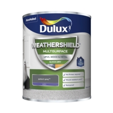 DULUX WEATHERSHIELD MULTI SURFACE GALLANT GREY 750ML