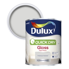 DULUX QUICK DRY GLOSS POLISHED PEBBLE 750ML