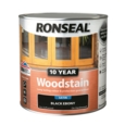 RONSEAL 10 YEAR WOODSTAIN SATIN EBONY 750ML