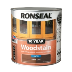 RONSEAL 10 YEAR WOODSTAIN SATIN DARK OAK 2.5L