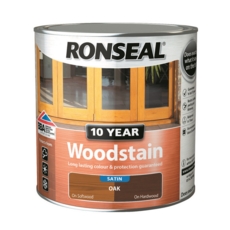 RONSEAL 10 YEAR WOODSTAIN SATIN OAK 2.5L